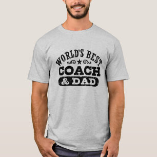 Camiseta Treinador e o pai do mundo o melhor