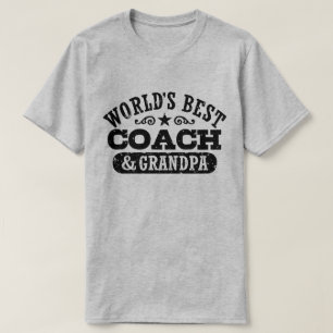 Camiseta Treinador e o vovô do mundo o melhor