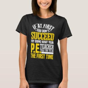 Camiseta Treinador em Educação em Educação Física para Prof