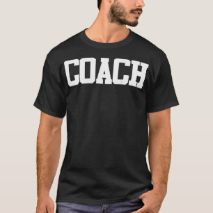 Camiseta Treinador em Equipe SoftBall de Fundo Treinando Pr