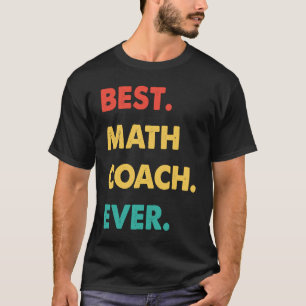 Camiseta Treinador em Matemática Melhor Treinador em Matemá
