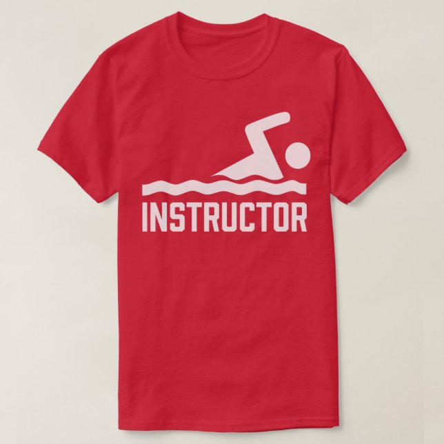 Camiseta Treinador em Natação de Instrutores para Nadação (Frente do Design)