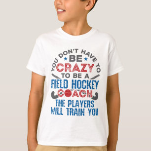 Camiseta Treinador engraçado de hóquei em campo (1)