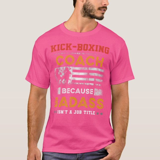 Camiseta Treinador Engraçado De Kickboxing Para Homens Mald (Frente)