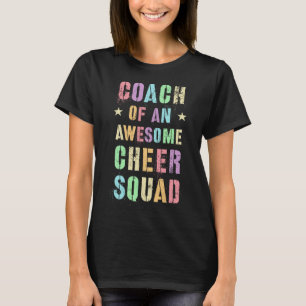 Camiseta Treinador Engraçado De Uma Equipe De Cheerleading