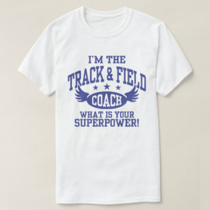 Camiseta Treinador engraçado do atletismo