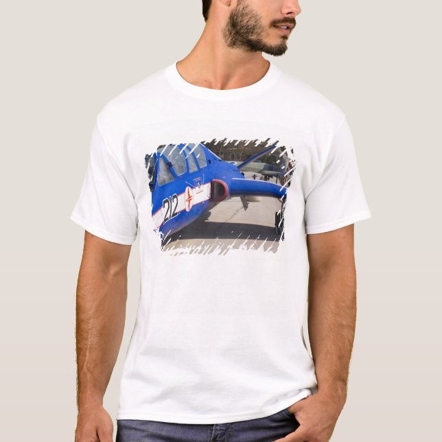 Camiseta Treinador francês Built Fouga Magister (Frente)