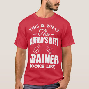 Camiseta Treinador Isto é o que o melhor treinador do mundo