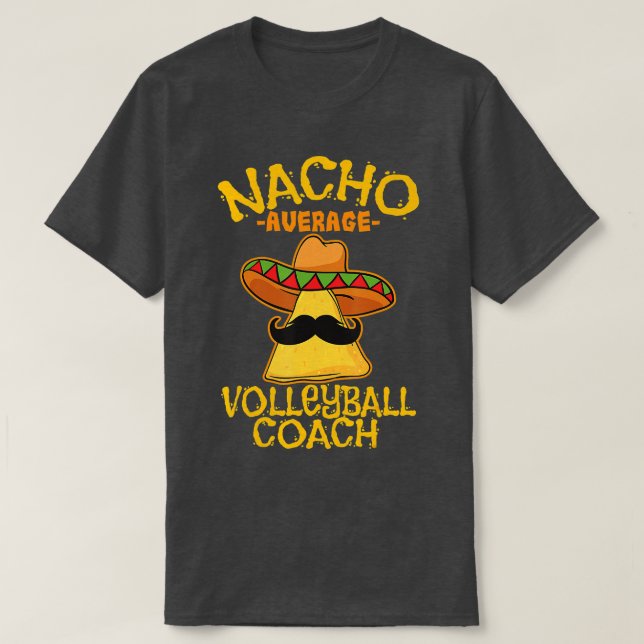 Camiseta Treinador médio de vôlei mexicano Cinc (Frente do Design)