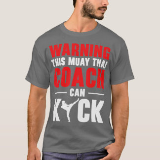 Camiseta Treinador Muay Thai Kickboxtor Instrutor de Artes