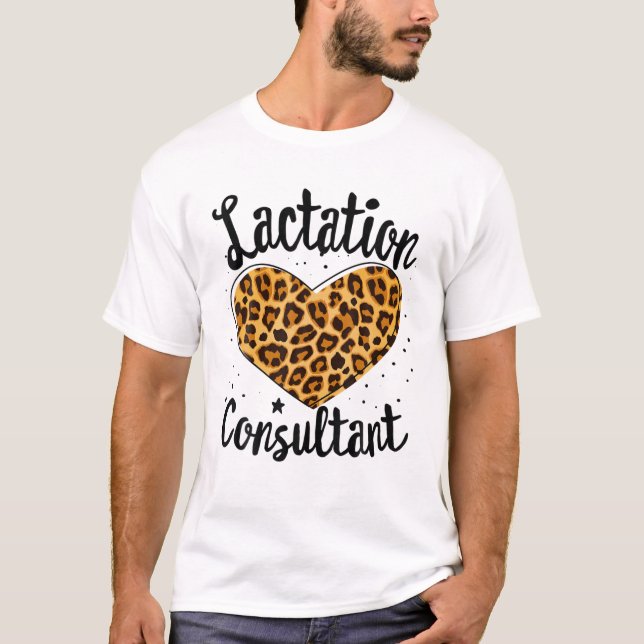 Camiseta Treinador para Aleitamento do Coração Consultante (Frente)