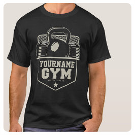 Camiseta Treinador Personalizado de Malhação GYM Kettlebell
