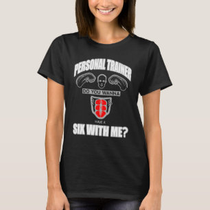 Camiseta Treinador Pessoal Bodybuilder Gym Workout Abs