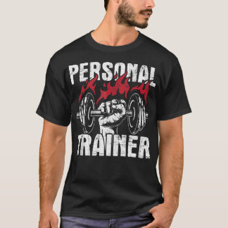 Camiseta Treinador Pessoal - Trabalho de Treinador em Gym d