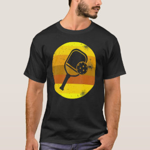 Camiseta Treinador Pickleball Jogador de Pickleball em Rack