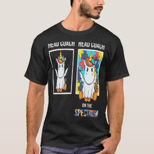 Camiseta Treinador Principal Pessoas Com Autismo Puzzle Uni