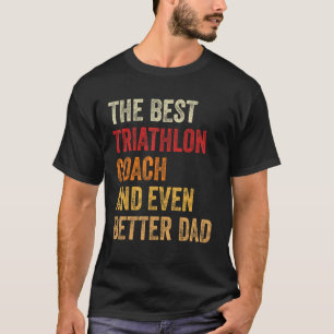 Camiseta Treinador Retro Triathlon Mens E Fa De Pai Ainda M