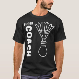 Camiseta Treinador Super Badminton Esporte Badminton Simple