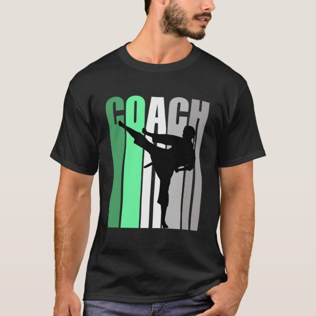 Camiseta Treinador Verde Do Instrutor Jiu Jitsu Jiu Jitsu P (Frente)