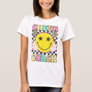 Camiseta Treinadora de Torcida Retro Cheerleader Liderança 