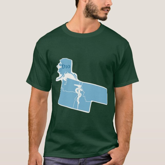 Camiseta Treinadores Atléticos do Distrito 10 (Frente)