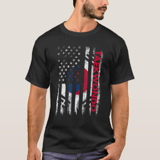 Camiseta Treinamento Clássico de Artes Marciais de Taekwond