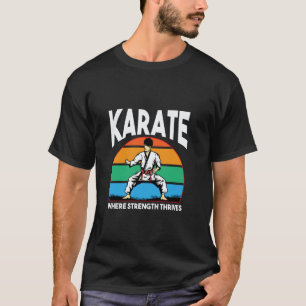 Camiseta Treinamento Clássico de Karatê Esporte Artes Marci