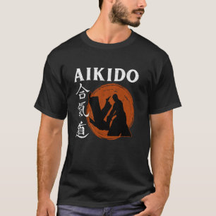 Camiseta Treinamento de Artes Marciais de Aikido Esportes d