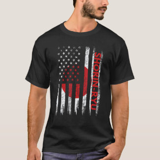 Camiseta Treinamento de Artes Marciais de Karatê Shorin-Ryu