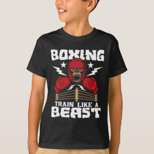 Camiseta Treinamento de Boxe Como uma Fera - Kickboxing Kic