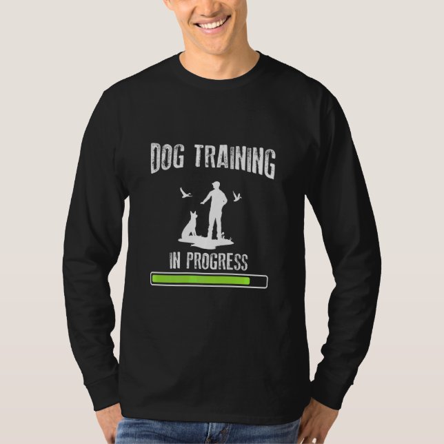 Camiseta Treinamento De Cães Em Andamento (Frente)