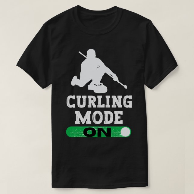 Camiseta Treinamento de Curling (Frente do Design)
