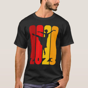 Camiseta Treinamento De Estudantes De balés Para Desempenho