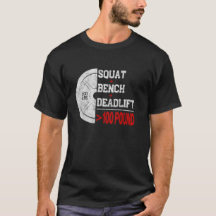 Camiseta Treinamento de força de Powerlifting Agachamento L