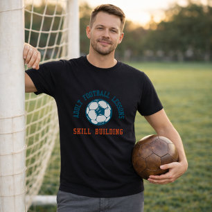 Camiseta Treinamento de Habilidades de Futebol Adulto Retrô