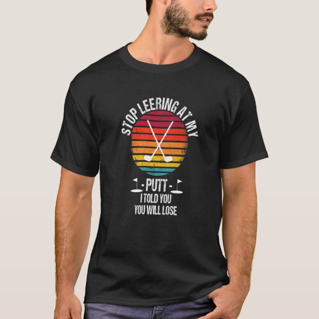 Camiseta Treinamento de Jogador de Golfe Universitário Temp (Frente)