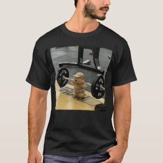 Camiseta Treinamento de Levantamento de Peso de Hamster Eng