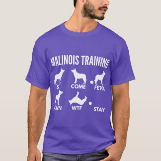 Camiseta Treinamento de Malinois belga Malinoisricks famíli
