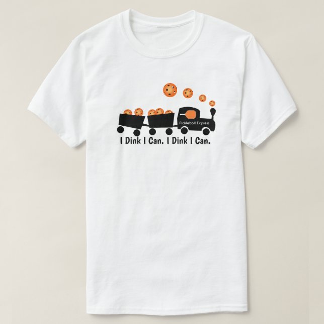 Camiseta Treinamento De Pickleball, Eu Acho Que Consigo Bol (Frente do Design)