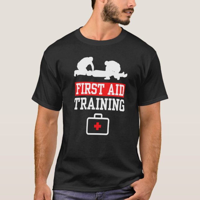 Camiseta Treinamento de primeiros socorros Treinamento Trei (Frente)