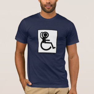 Camiseta Treinamento do astronauta da cadeira de rodas