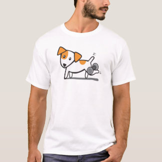 Camiseta treinamento do peso do cão da malhação