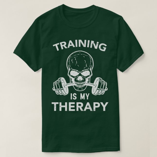 Camiseta Treinamento É Minha Terapia, Treinamento Motivacio (Frente do Design)