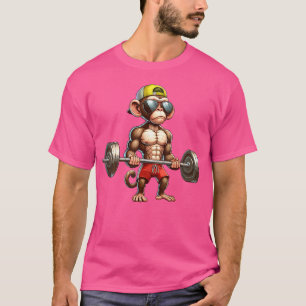 Camiseta Treinamento em ginástica em Malhação de levantamen
