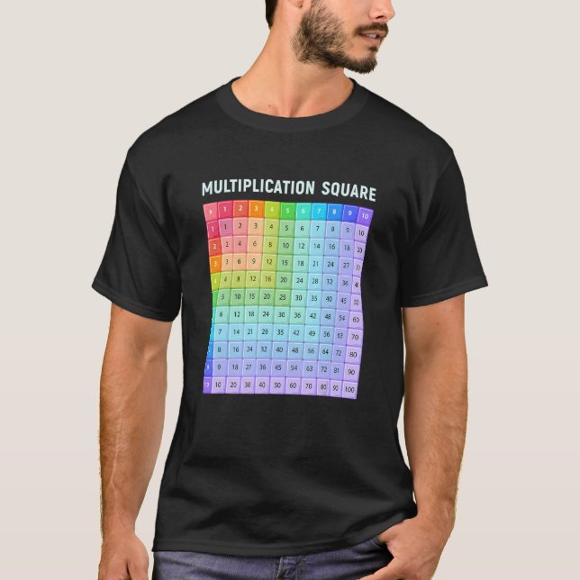 Camiseta Treinamento em Matemática em Número Quadrado Multi (Frente)
