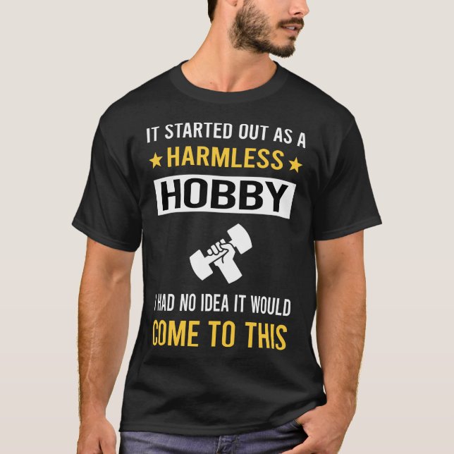 Camiseta Treinamento em Peso do Hobby Sem Danos (Frente)