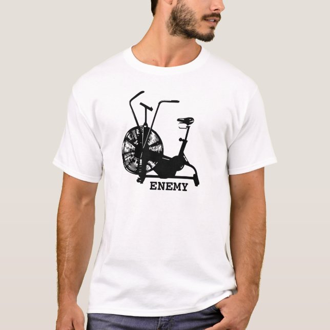 Camiseta Treinamento Engraçado Preto e Humor do Gym (Frente)