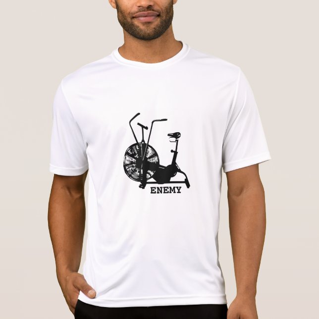 Camiseta Treinamento Engraçado Preto e Humor do Gym (Frente)