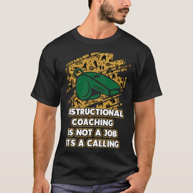 Camiseta Treinamento Instrucional é uma Chamada Q Motivacio (Frente)