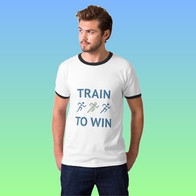Camiseta Treinamento para ganhar exercícios motivacionais (Criador carregado)